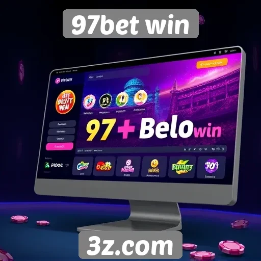 Interface de usuário e navegação no 97bet win